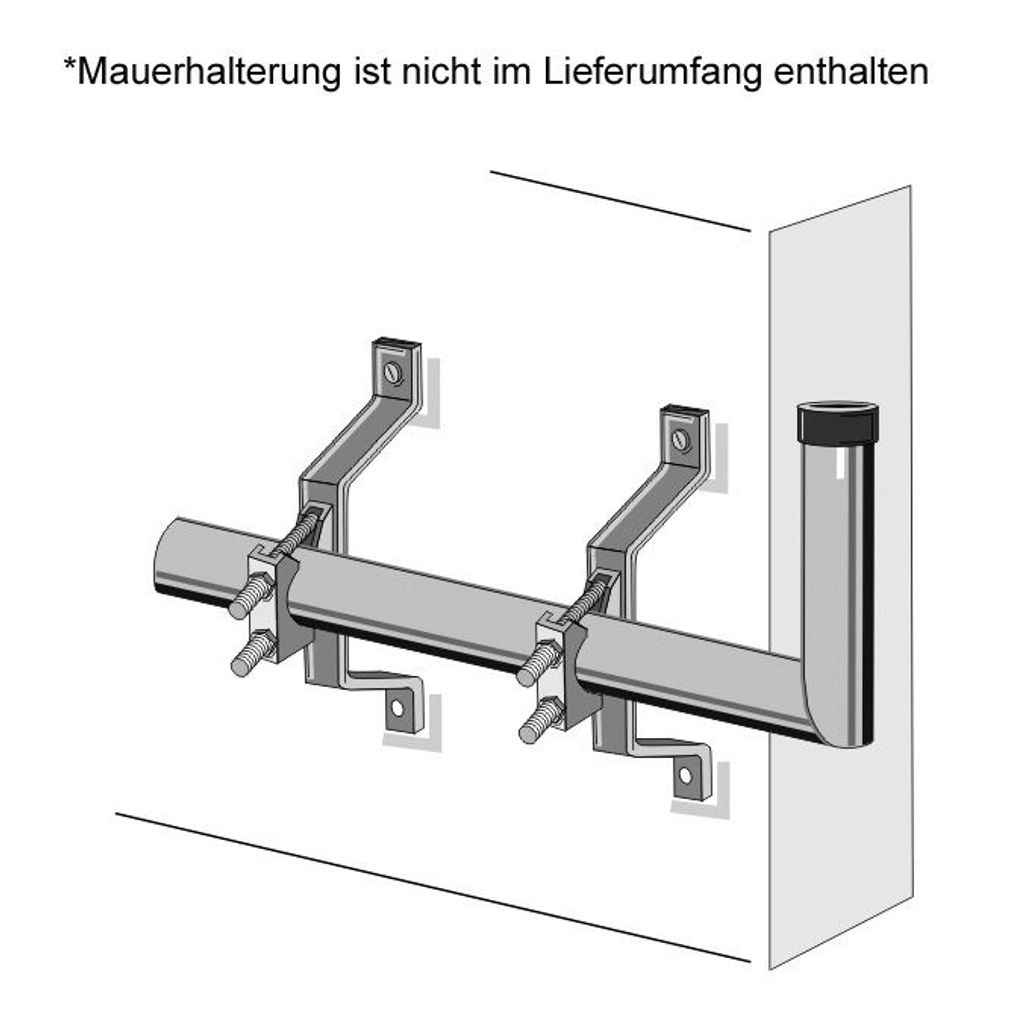 TELEVES Antennenwinkelrohr 100 cm A10030W