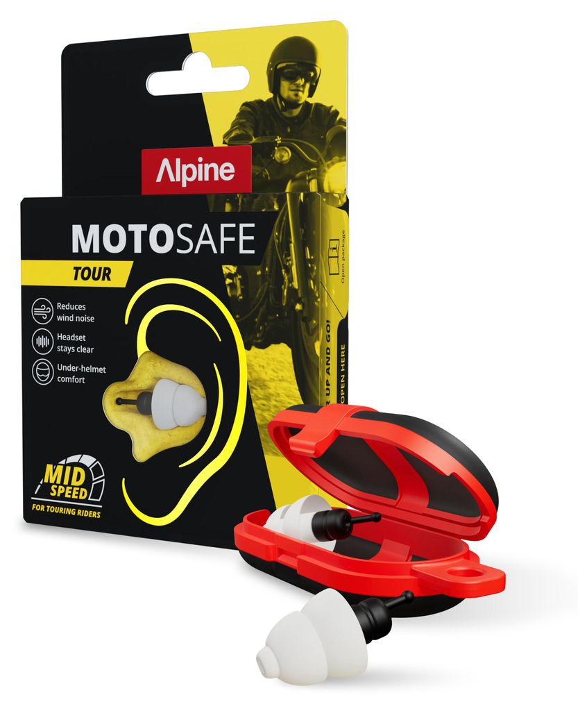 ALPINE oordoppen/gehoorbeschermers MotoSafe Tour Productafbeelding 