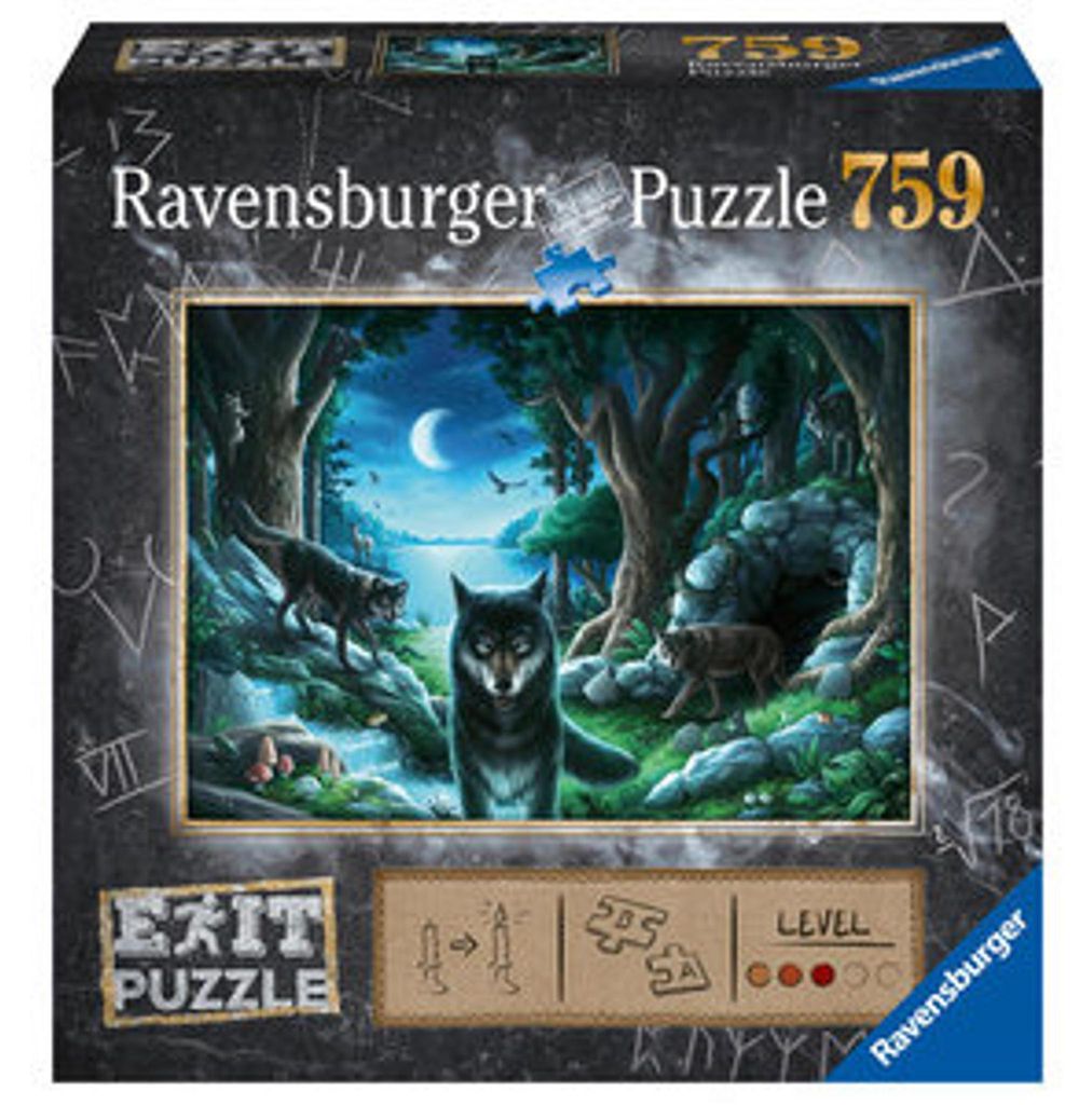 EXIT Puzzle Wolfsgeschichten Ravensburger 15028 Produktbild 