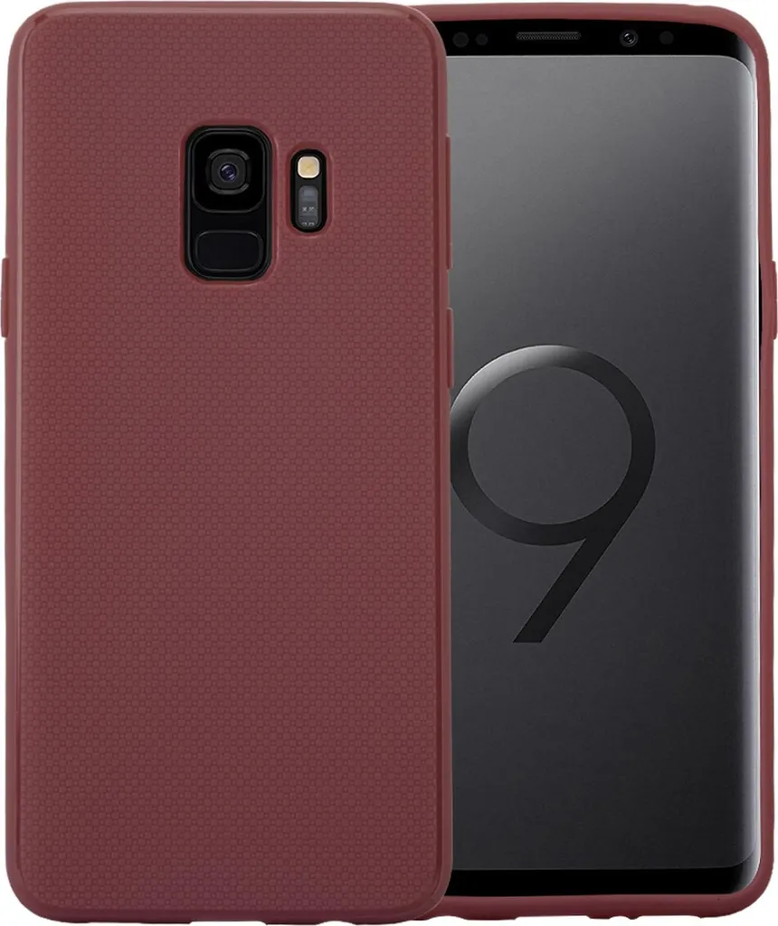 Cover Morbida TPU Samsung Galaxy S9 Marrone Protezione Flessibile
