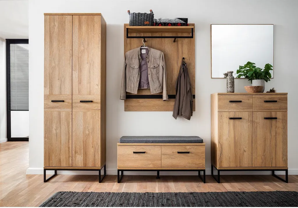 Meuble d'entrée pour chaussures Torrent, idéal petits espaces 81cm - 5