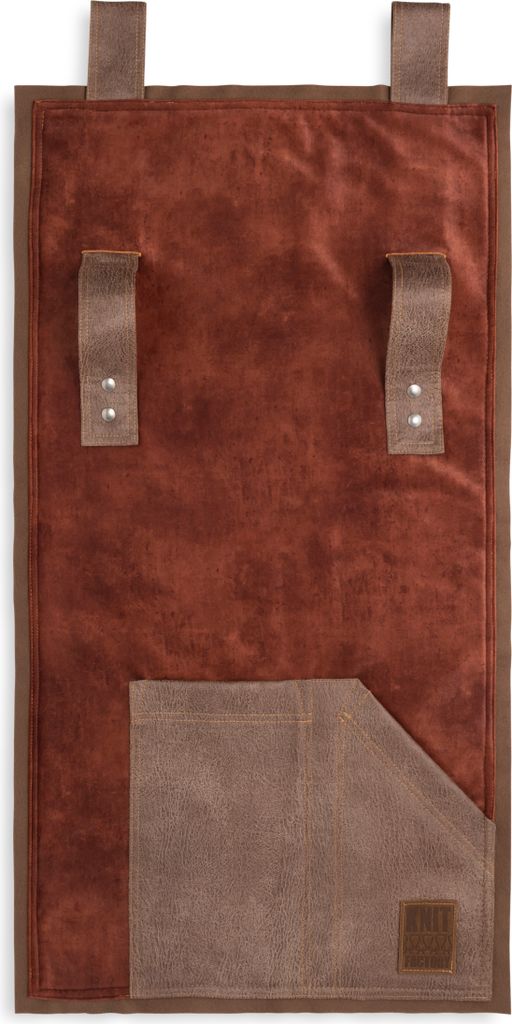 Knit Factory Dax Pocket - Brique - 100x50 cm