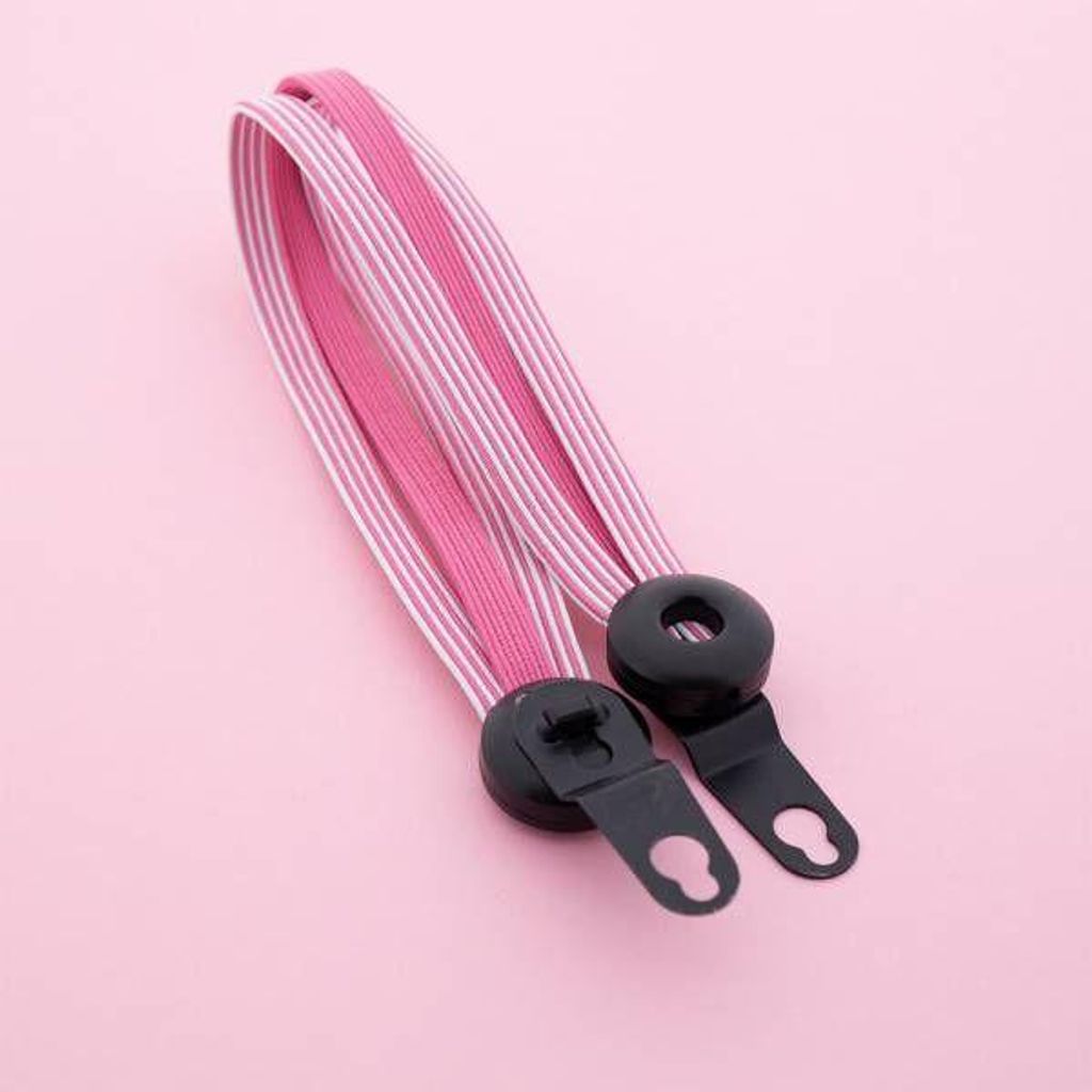 Qibbel Widek Tragegurt Explorer 16 schwarze Halterungen rosa weiß