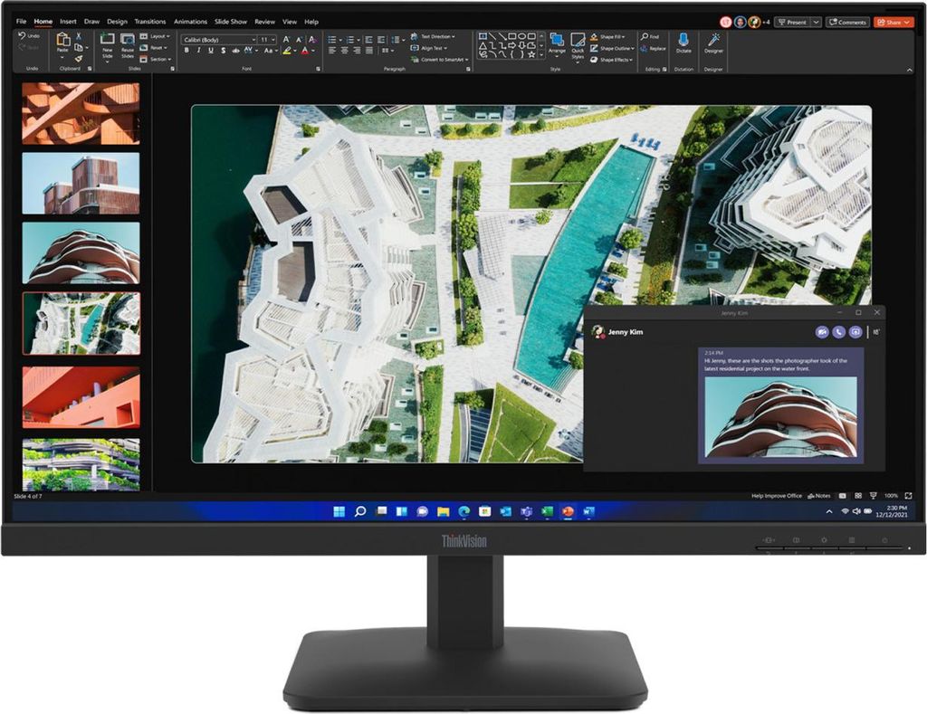Lenovo ThinkVision S27-4e 27" IPS WLED, 1920x1080, 16:9, 4ms, 100Hz, 300 cd/m², 1500:1, HDMI, VG, neigbarer Ständer
