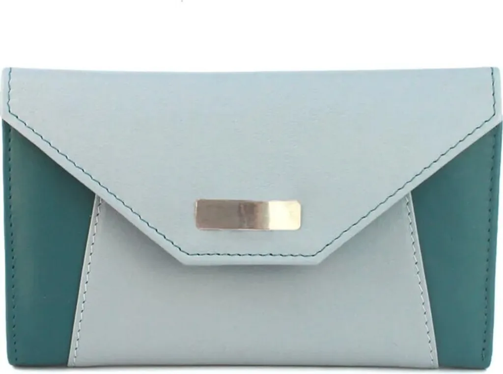 Portafoglio Donna Savannah EL401 Blu Acqua - Eastern Counties Leather