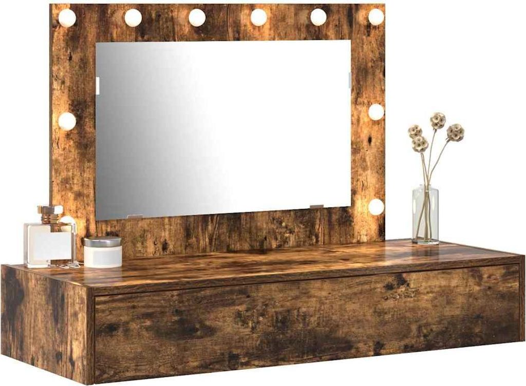 Schminktisch mit Speicher Braun 100 x 40 x 70 cm Holzwerkstoff