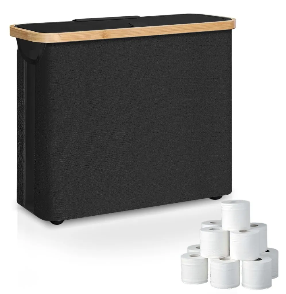 Porte-papier WC anti-poussière, fini les rouleaux qui traînent