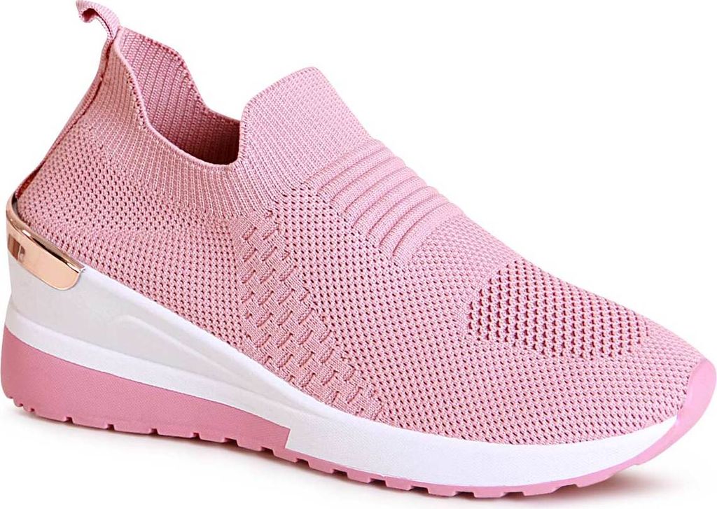 topschuhe24 2155 Damen Sneaker Light Slipper, Farbe:Rosa, Größe:40 EU