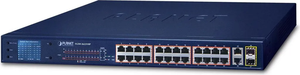 Switch PoE+ 24 Ports pour Vidéosurveillance IP et Bornes Wi-Fi Pro