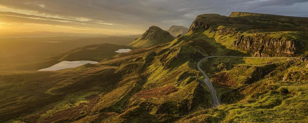 hansepuzzle 30156 - Sonnenaufgang Panorama-Puzzle 2000 Teile | Reisen Puzzle, 2028 Teile, Reisen, 60,0 x 46,0cm mit hochwertiger Aufbewahrung, Kart...