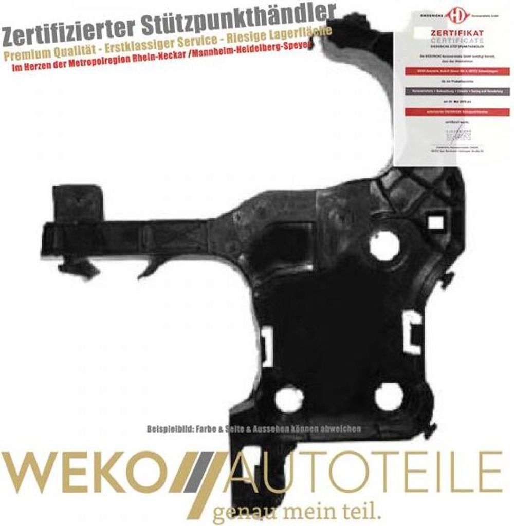 Scheinwerferaufnahme rechts DIEDERICHS 4464012 für RENAULT