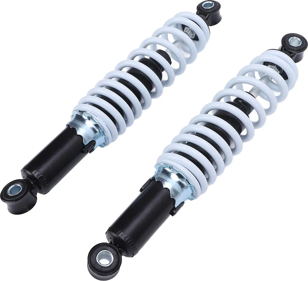 Suspension Réglable 300mm pour Mini Dirt Bike et Poussette 2pcs Moto