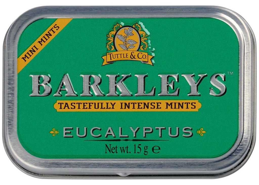 Barkleys Eukalyptové pastilky s mátovou příchutí bez cukru Obrázek produktu 