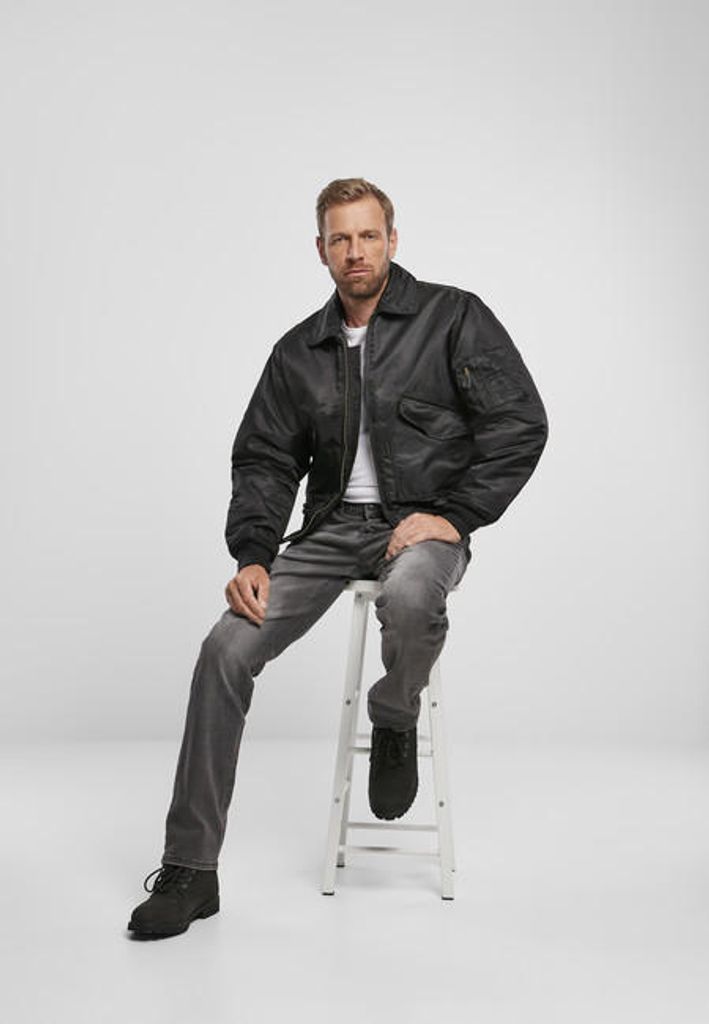 Brandit - CWU BOMBER Flying Jacket black - 6XL Obrázok produktu 12