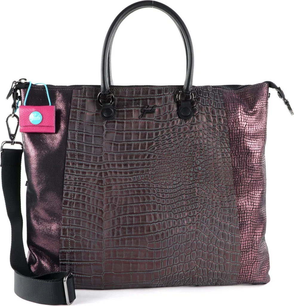 Sac à épaule anti-mal de dos en cuir bordeaux léger et ergonomique gabs