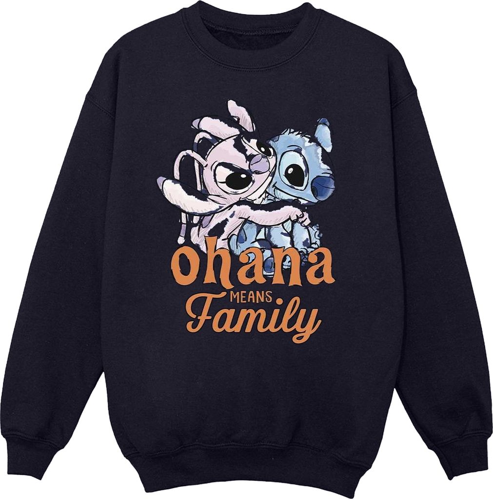 Disney - "Ohana" Sweatshirt für Herren BI31138 (L) (Marineblau)