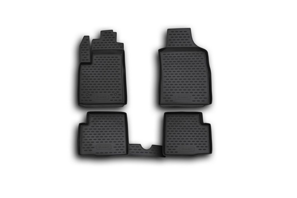 Tappetini In Gomma Per Fiat 500 Cabrio (dal 2007) – Bordo Alto 15 Mm, Antiscivolo, Specifici Per Modello, Set Completo