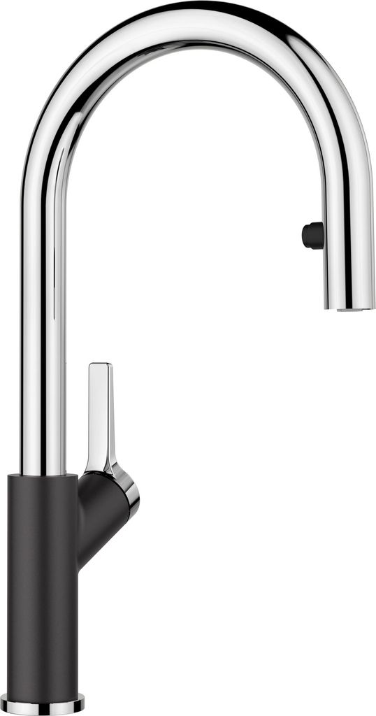 BLANCO CARENA-S Vario SILGRANIT-Look zweifarbig silgranitschwarz/chrom