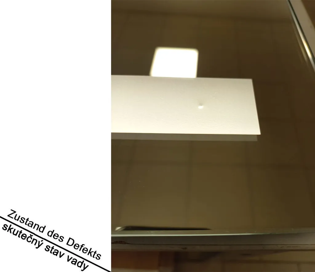 Miroir Silver Dream 80x60 cm avec éclairage LED et interrupteur intégré