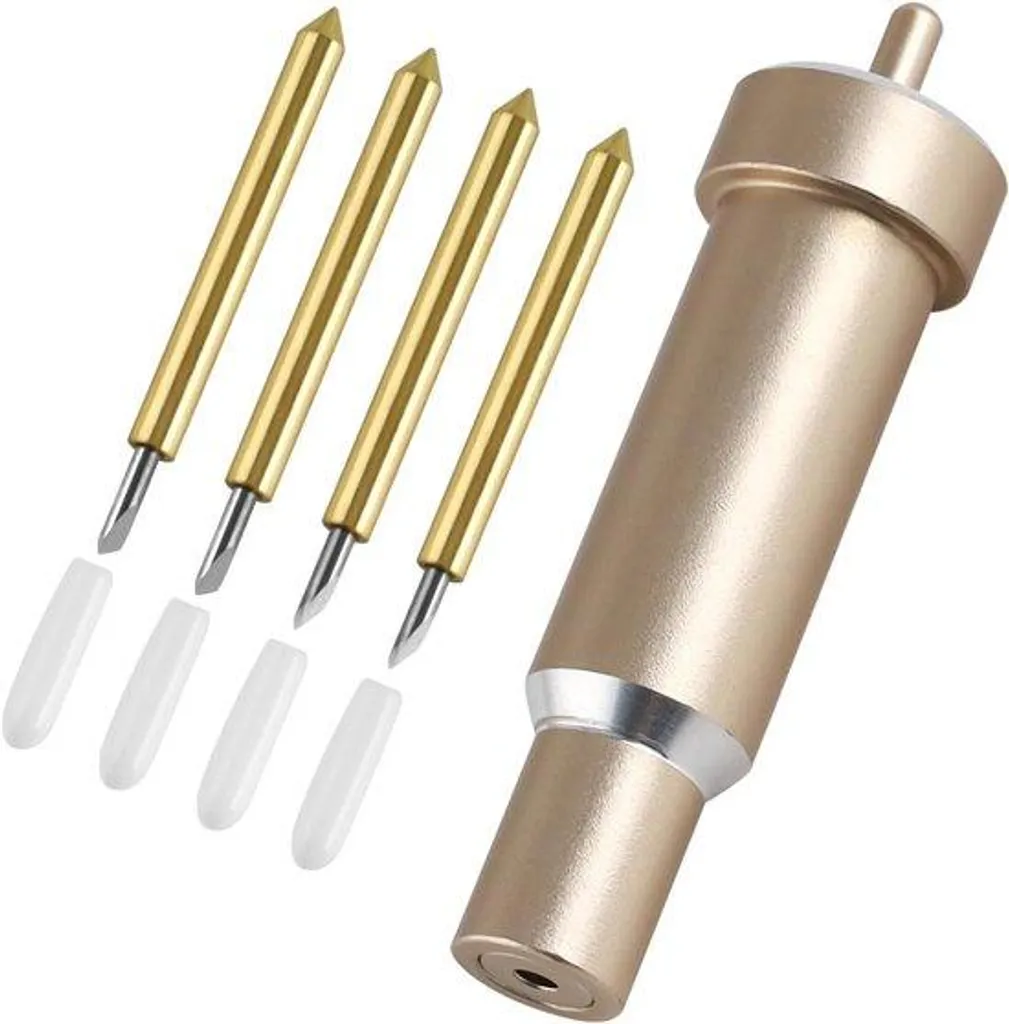 Cutter de précision pour vinyle et carton avec 10 lames de rechange pro