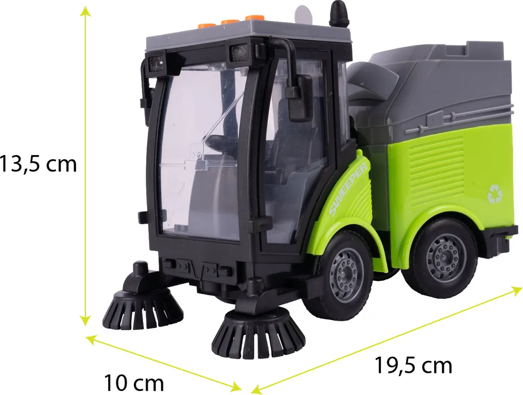 Regalo Top: Spazzatrice Stradale MalPlay Luci e Suoni - Un Must! - 2