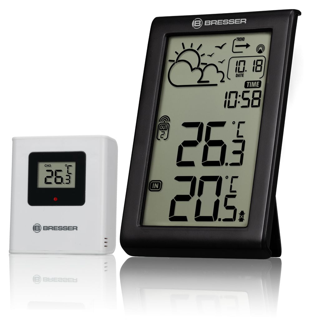 Stazione meteorologica BRESSER Temp W con segnale radio DCF Immagine del prodotto 