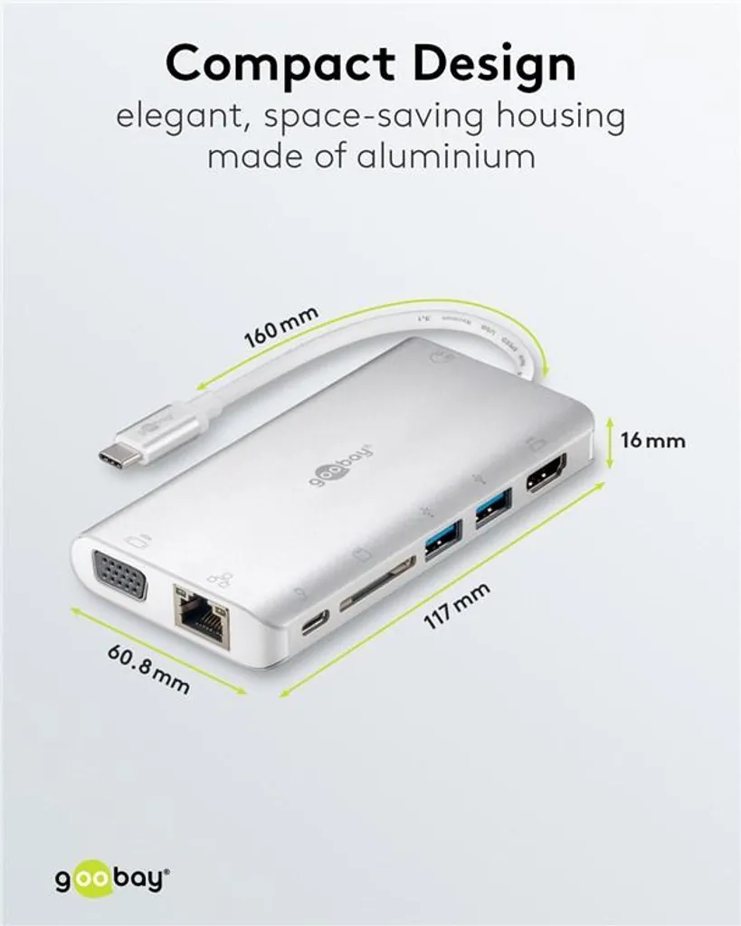 Adaptateur USB-C vers HDMI et USB Hub Multiport pour PC et MacBook - 4