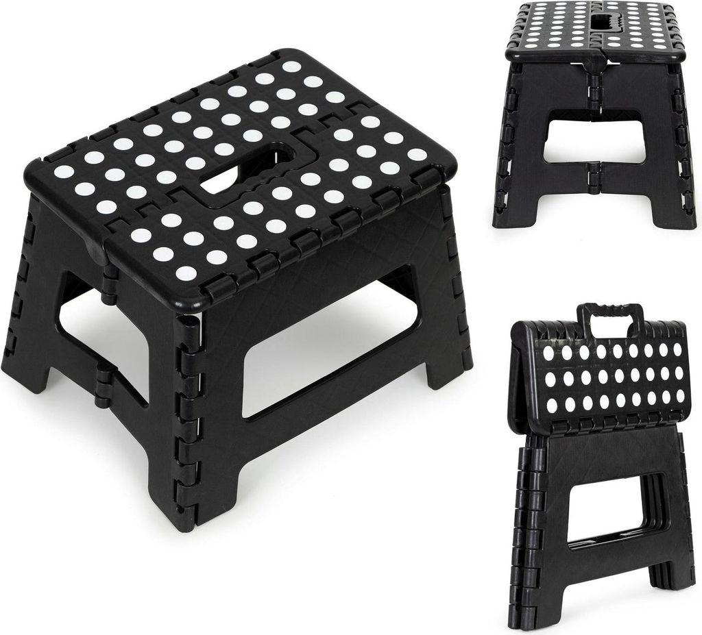 Klapphocker, 1-stufiger Kunststoffhocker, 22 cm