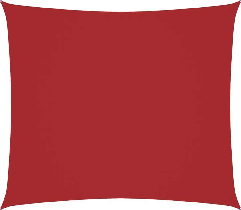 Vela Ombreggiante 2x2,5m Rosso Oxford vidaXL - Design e Protezione