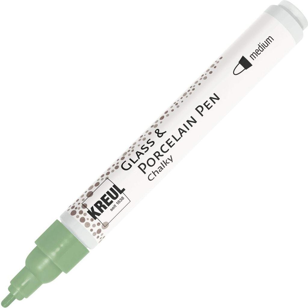 KREUL Glass & Porcelain Pen Chalky Rosemary Green