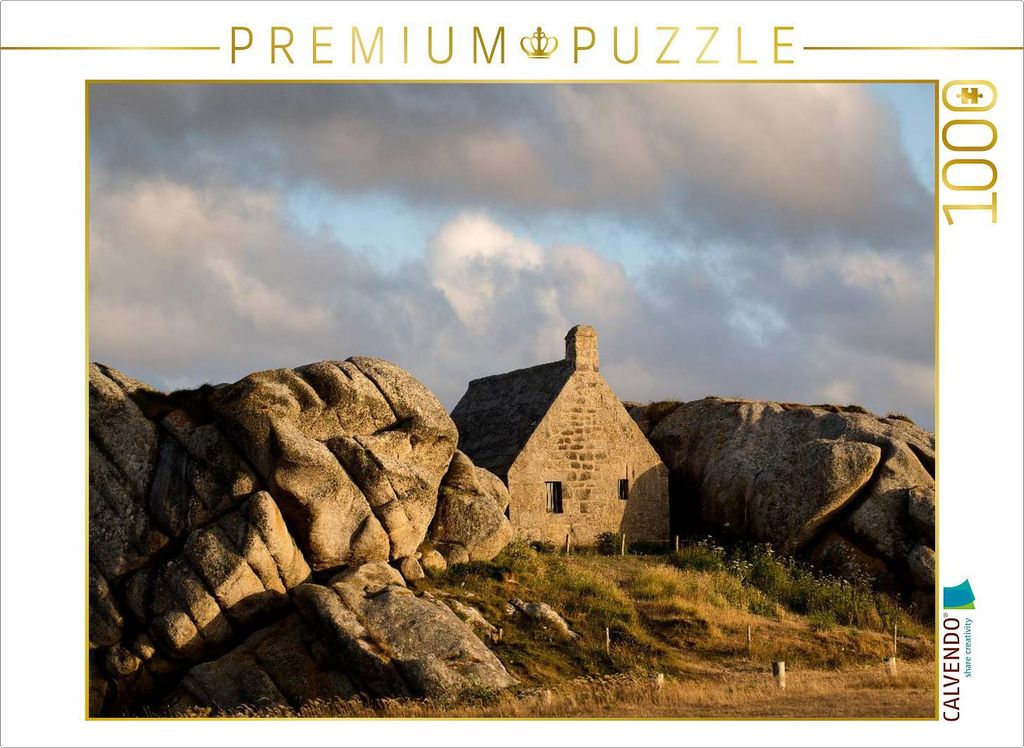 CALVENDO Puzzle Ein Motiv aus dem Kalender Frankreich Bretagne | 1000 Teile Lege-Größe 64x48cm Foto-Puzzle für glückliche Stunden