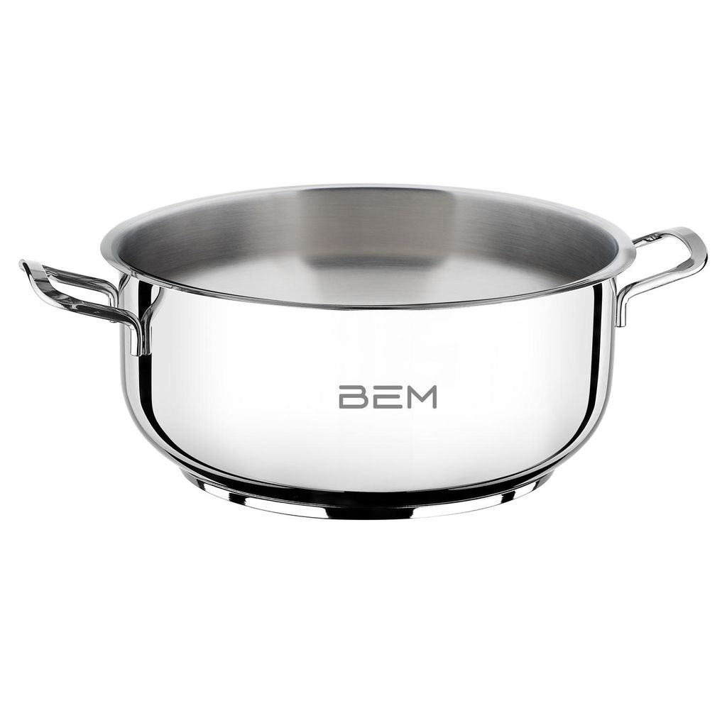 BEM Dampfkocher: 6-tlg Set aus Edelstahl 18/10, Ø 26 cm, Produktbild 