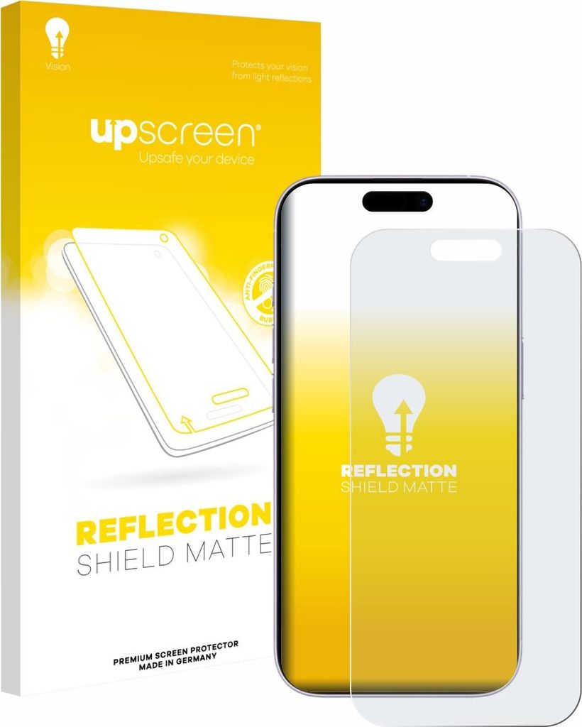 upscreen Schutzfolie für Apple iPhone 17 Displayschutz Displayschutzfolie Folie Matt Entspiegelungsfolie