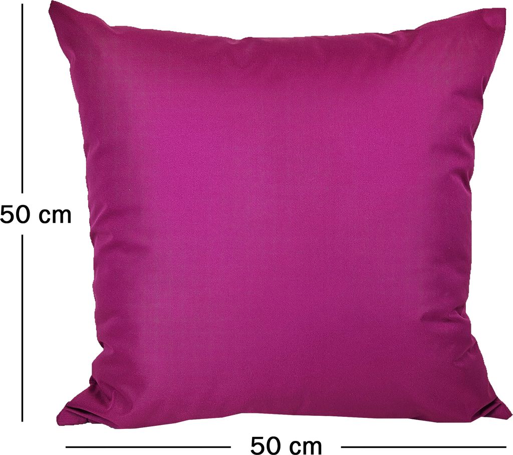 JACK 2er Set 50x50cm Outdoor Kissenhülle Kissenbezug Produktbild 