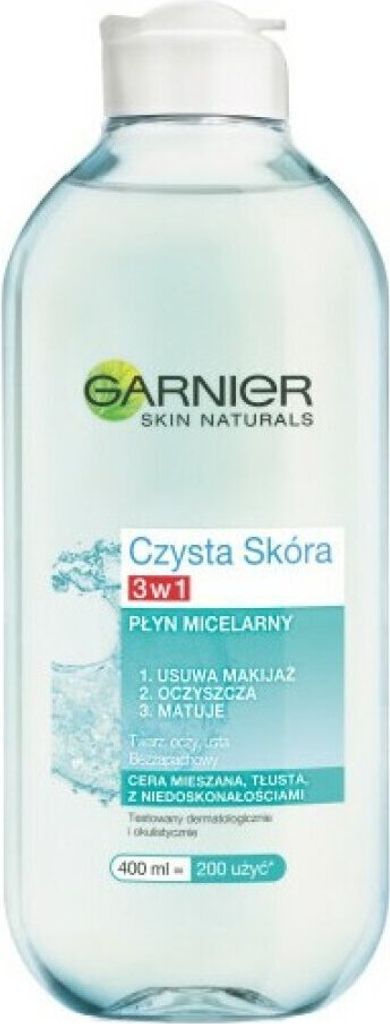 Garnier Zuivere Huid 3-in-1 Micellaire Reinigingsvloeistof, Productafbeelding 