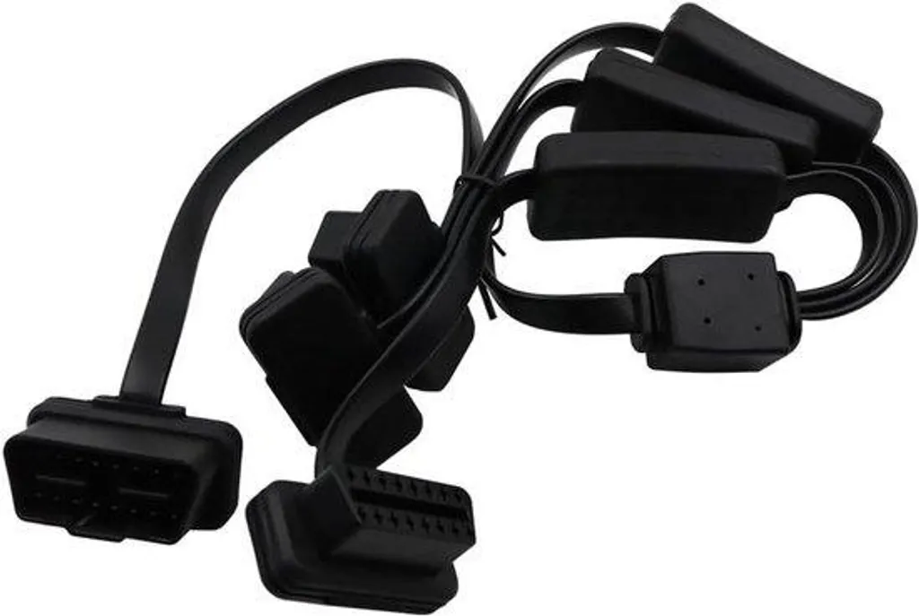 Rallonge OBD2 16 broches avec interrupteur et câble Y de 60 cm robuste