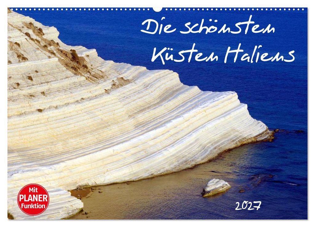 Die schönsten Küsten Italiens (Wandkalender 2027 DIN A2 quer), CALVENDO Monatskalender