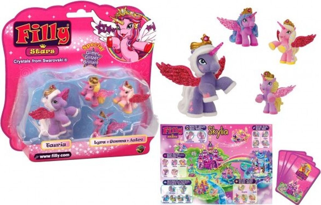 Figurki rodziny Filly Stars 1+3szt 4 gatunki na karcie Zdjęcie produktu 