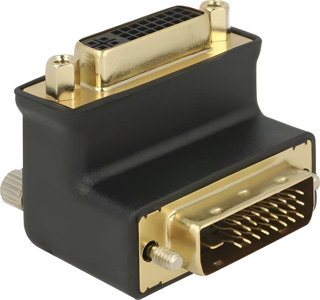 DELOCK Adapter DVI(24+1) -> DVI(24+5) Bu/St 90°