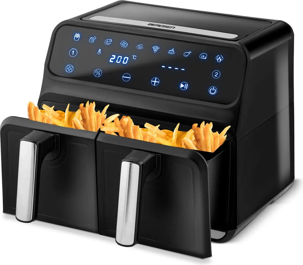 Recensione Berdsen BD-653: Friggitrice Aria Calda 1700W Doppia Area - 18