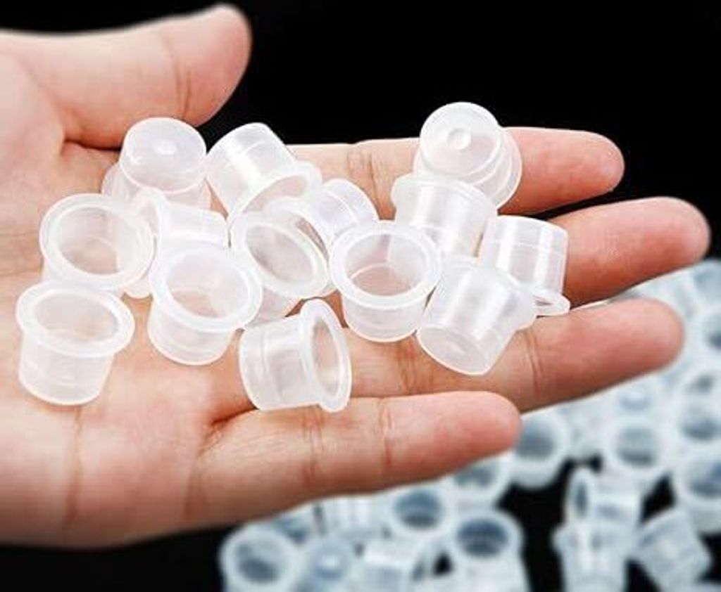 Farbbecher, 1000  Tintenkappen, 9 mm  Farbbecher  Make up Produktbild 