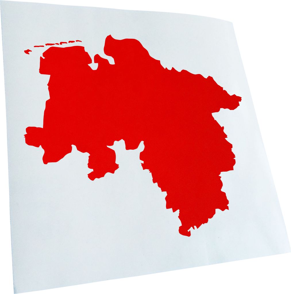 hauptsachebeklebt Kiwistar - Autoaufkleber - Niedersachsen Deutschland Silhouette Heckscheibe - Aufkleber für Auto Kfz Fahrrad, LKW, Truck Mofa