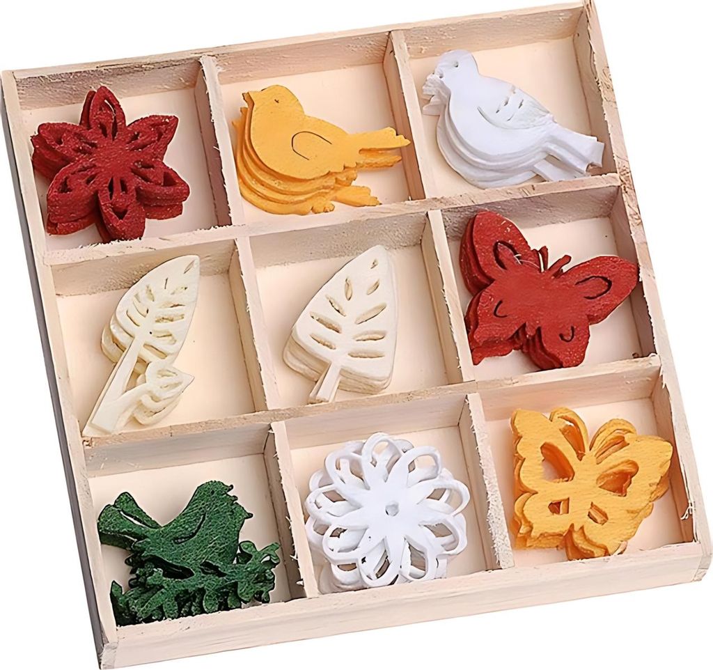 KNORR PRANDELL 218001215 Filzornamentbox Floral 22 cm Filz Produktbild 