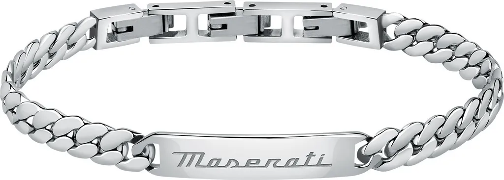 Bracelet Homme Maserati Acier Inoxydable Anti-Rayures Maille Blindée