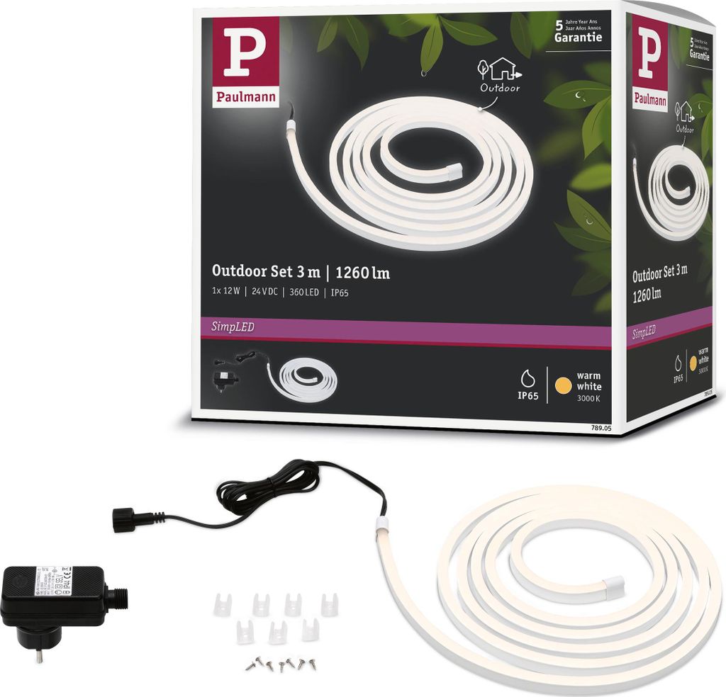 Paulmann SimpLED LED Strip Outdoor Komplettset