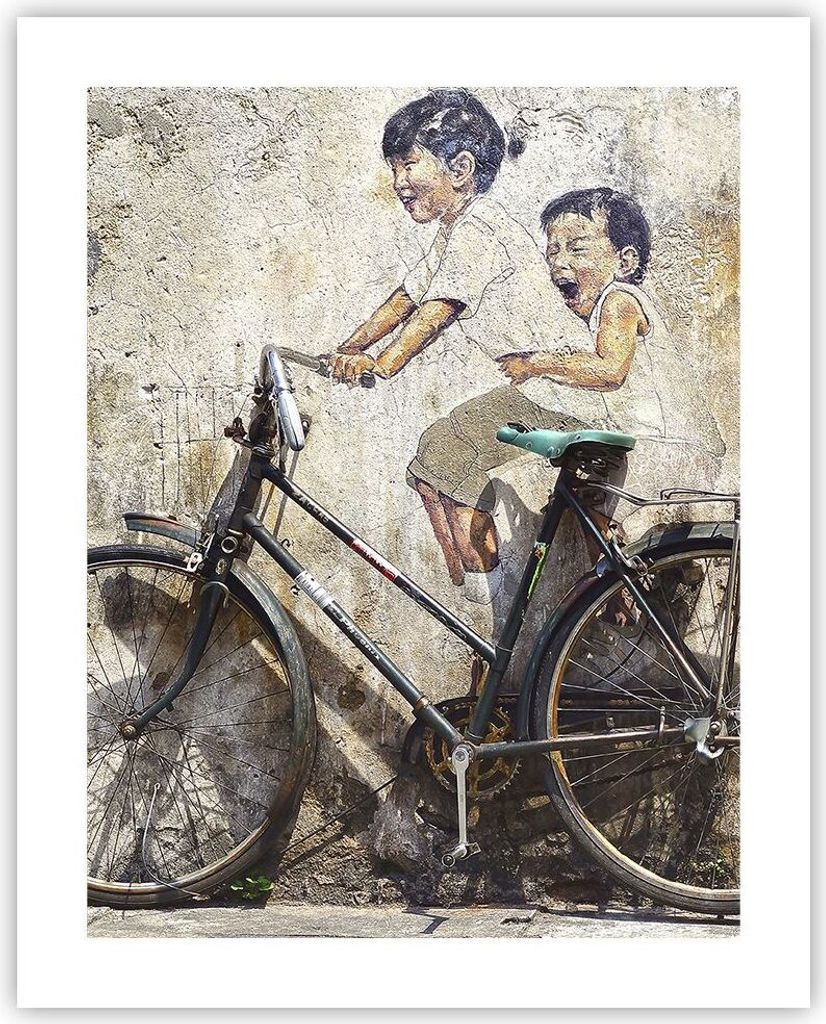 Poster - Poster ohne Rahmen - Graffiti modern - 40x50 cm - Wand Bild - Wanddeko - Wandbilder - Kunstposter - Wandposter - Bilder - Kunstdruck - Wan...