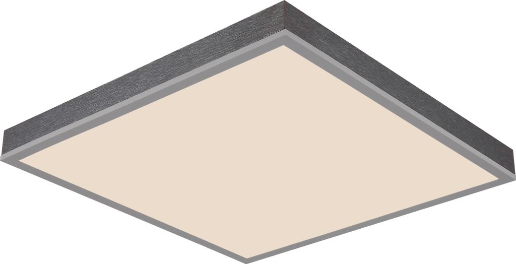 Globo Lighting Deckenleuchte Aluminium silberfarben, LED
