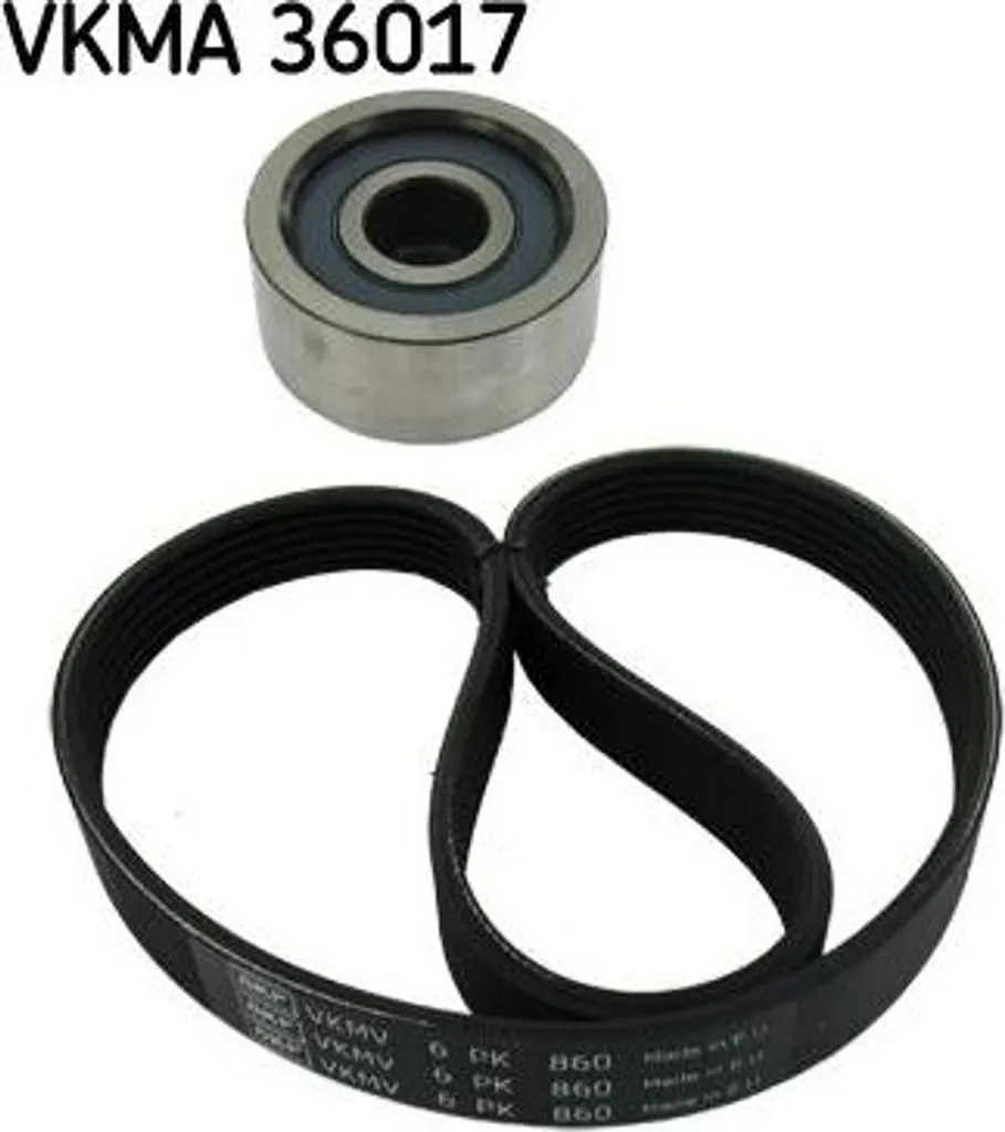 Kit de courroie SKF VKMA 36017 OE 9004831046 pour Master et Movano
