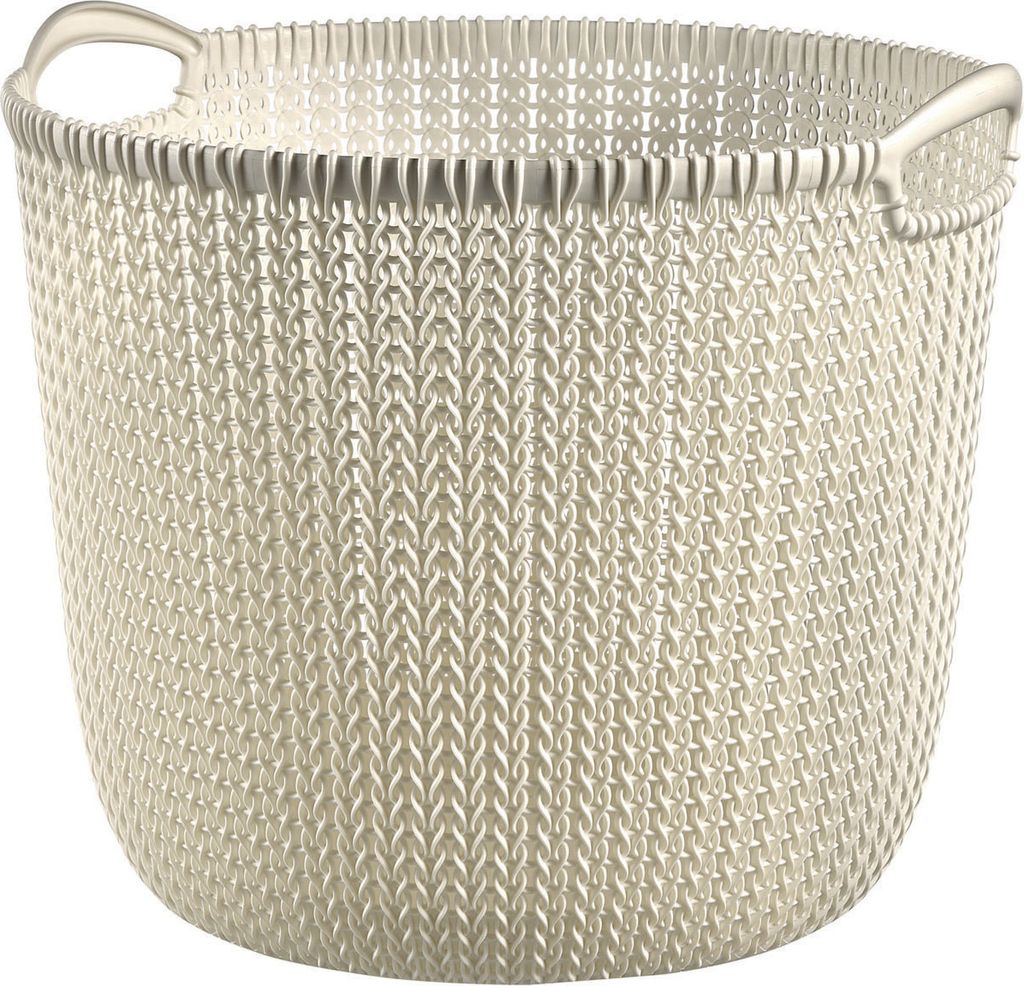 Curver Knit , 30 l, Prostokątny, Plastik, Beżowy, 380 mm, Zdjęcie produktu 
