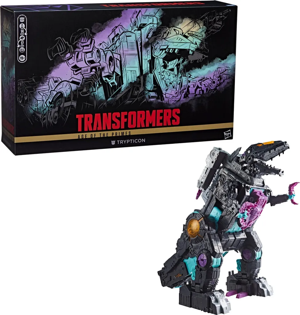 Transformers Trypticon 45 cm : Figurine Articulée Triple Changeur G1